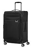 Samsonite Airea - Spinner L erweiterbar, Koffer, 78 cm, 111.5/120 L, Schwarz (Black)