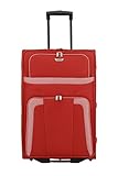 paklite Reisekoffer mit 2 Rollen, Rollkoffer groß, ORLANDO, klassischer Weichschalen Trolley im zeitlosen Design, 73 cm, 80 Liter