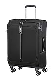 Samsonite Popsoda - Spinner M Erweiterbar Koffer, 66 cm, 68/73.5 L, TSA-geprüft , Schwarz (Black)