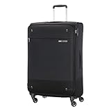 Samsonite Base Boost - Spinner L Erweiterbar Koffer, 78 cm, 105/112.5 L, Schwarz (Black)