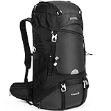 HOMIEE Wanderrucksack, 50 – 60 l, Trekkingrucksack mit Regenhülle, großer Kapazität, multifunktional, für Bergsteigen, Klettern, Trekking, Sport, Reisen, Camping