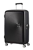 American Tourister Soundbox - Spinner L Erweiterbar Koffer, 77 cm, 110 L, Schwarz (Bass Black)